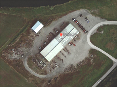 Google Maps view of B&D Machine Works South Plant, located in Sparta, IL